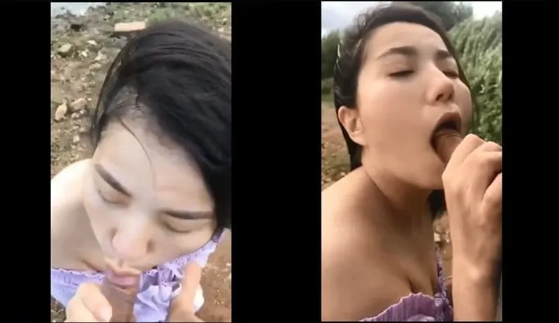 Em ghệ bj cho bạn gái bên bờ sông